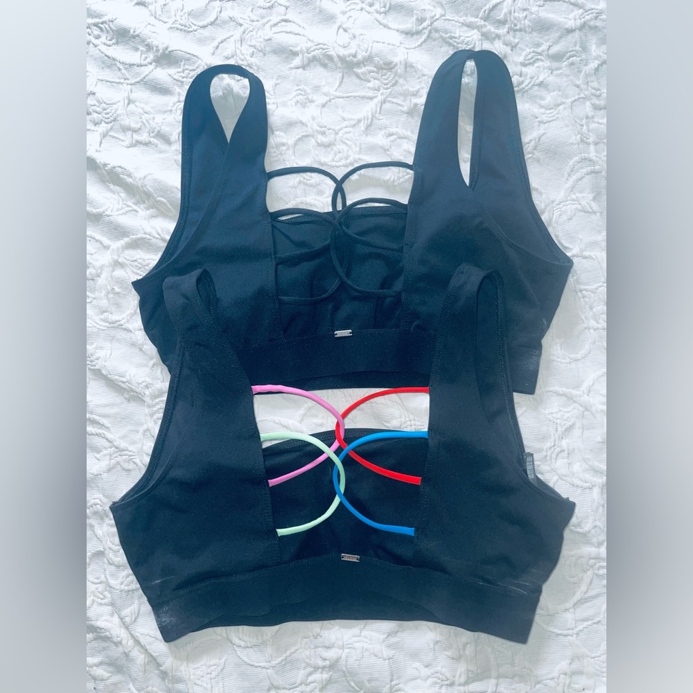 Swim suit tops vs pink